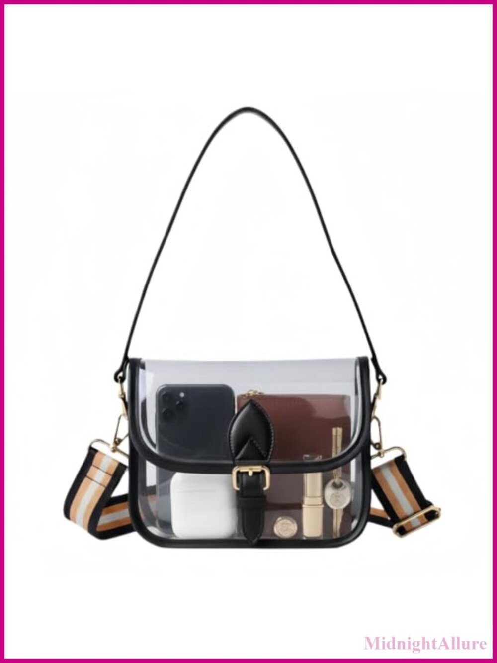 Clear Stadium Approved Shoulder Bag Crossbody for Women